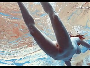 Piyavka Chehova huge elastic jummy jugs underwater